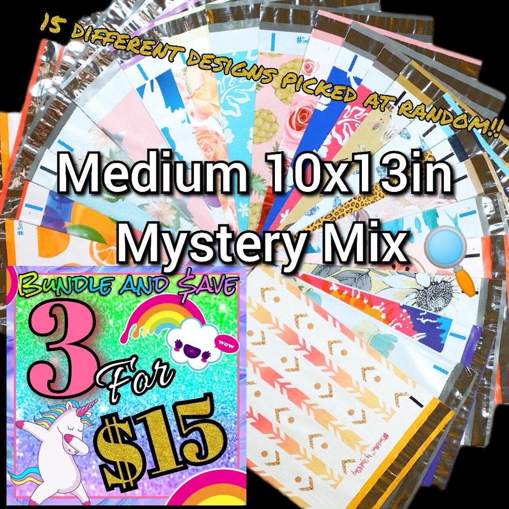 Poly Mailers 10x13" mystery mix